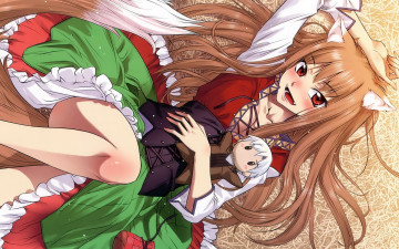 Картинка аниме spice and wolf