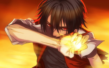 Картинка аниме weapon blood technology