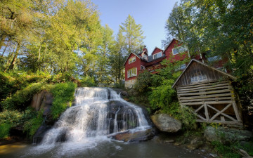 Картинка природа водопады