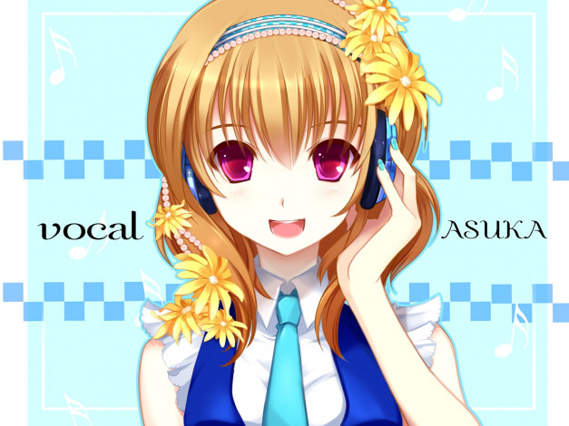 Обои картинки фото аниме, headphones, instrumental