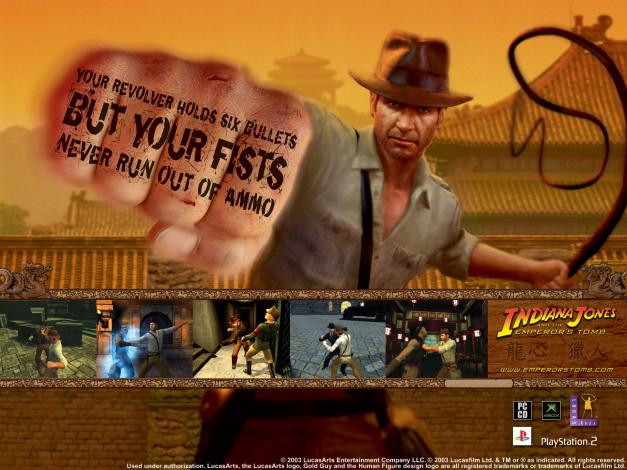 Обои картинки фото indiana, jones, and, the, emperor`s, tomb, видео, игры