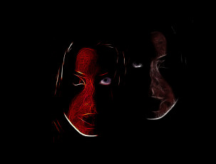 Картинка 3д графика 3d eyes глаза лица