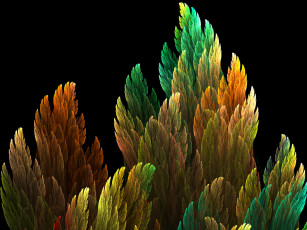 Картинка 3д графика fractal фракталы абстракция узор