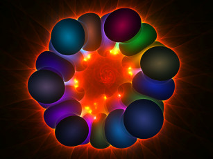 Картинка 3д графика fractal фракталы абстракция узор