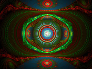 Картинка 3д графика fractal фракталы абстракция фон тёмный