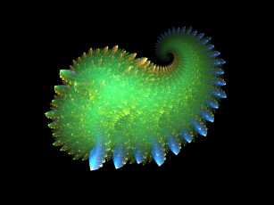 Картинка 3д графика fractal фракталы фон тёмный узор