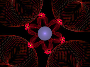 Картинка 3д графика fractal фракталы узор абстракция