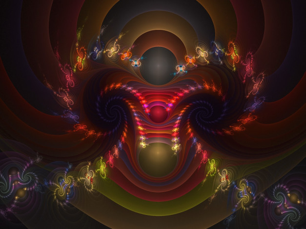 Обои картинки фото 3д, графика, fractal, фракталы, абстракция, фон, тёмный