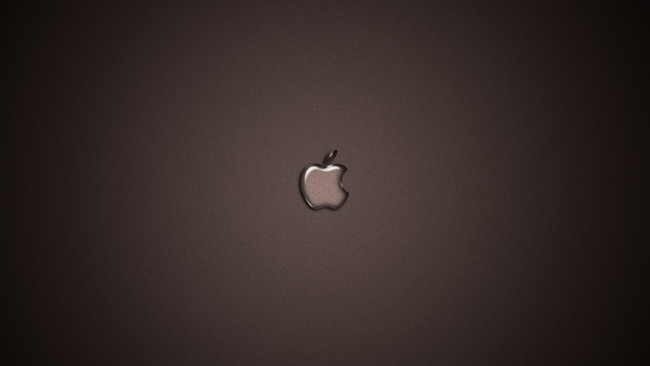 Обои картинки фото компьютеры, apple, логотип, яблоко, тёмный
