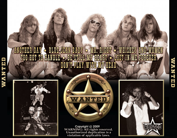 Обои картинки фото wanted, музыка, другое, группа, музыканты