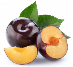 Картинка еда персики сливы абрикосы лист дольки слива