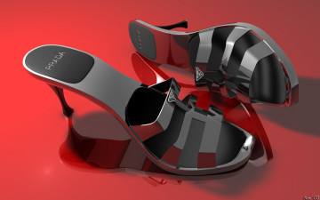 Картинка 3д графика другое обувь