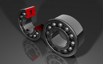 Картинка 3д графика modeling моделирование подшипник