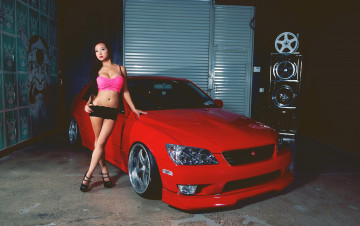 Картинка автомобили авто девушками regina mei