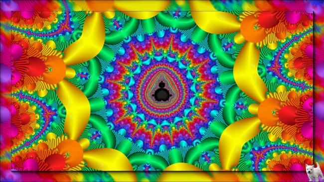 Обои картинки фото 3д, графика, fractal, фракталы, узор, цвета, фон