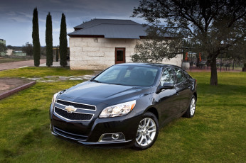 Картинка 2013+chevrolet+malibu+eco автомобили chevrolet металлик черный malibu