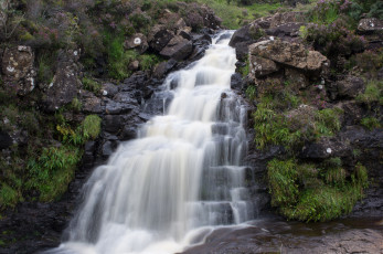 Картинка природа водопады водопад лес река