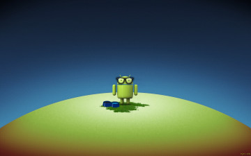 Картинка компьютеры android фон логотип