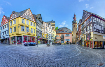 Картинка города кохем+ германия улица дома cochem
