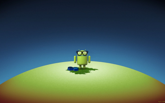 Обои картинки фото компьютеры, android, фон, логотип