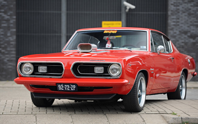 Обои картинки фото автомобили, plymouth, barracuda