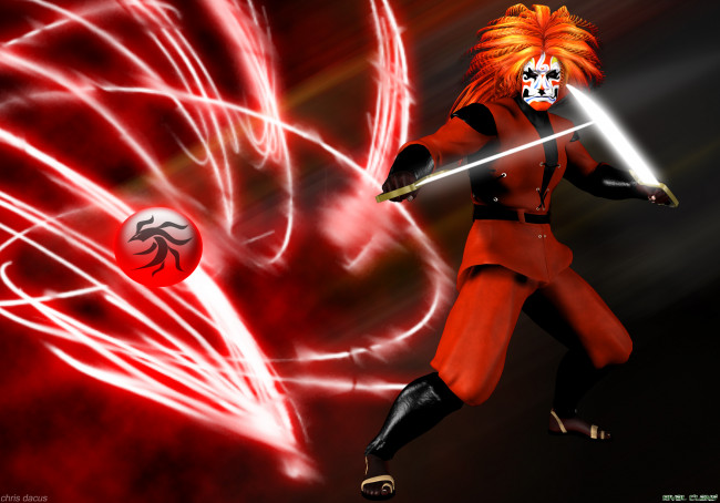 Обои картинки фото 3д графика, фантазия , fantasy, маска, взгляд, мужчина, символ, оружие, фон