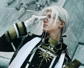 Картинка разное cosplay+ косплей здание костюм парень арт