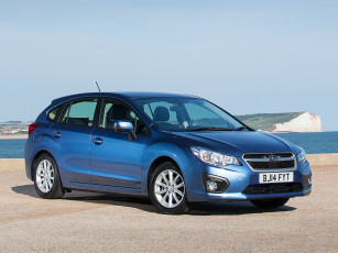 Картинка автомобили subaru 2014г gp uk-spec impreza синий
