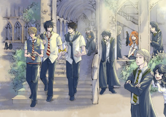 Картинка разное арты рисунок арт поттер гарри аниме джеймс лили эванс сириус блэк ремус люпин