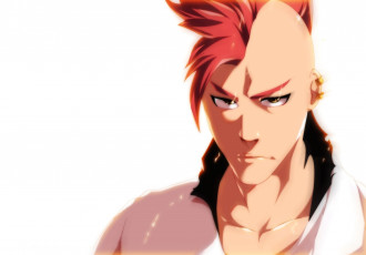 Картинка аниме bleach взгляд fuuzuke парень арт bazz b
