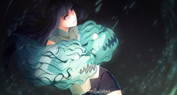 Картинка аниме naruto хината арт девушка