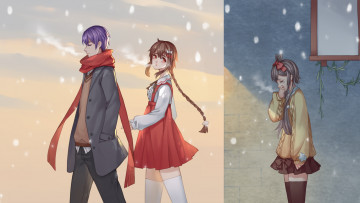 Картинка аниме vocaloid china luo tianyi арт парень девочки