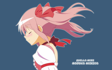 Картинка аниме mahou+shoujo+madoka+magika kaname madoka девочка фон mahou shoujo magica