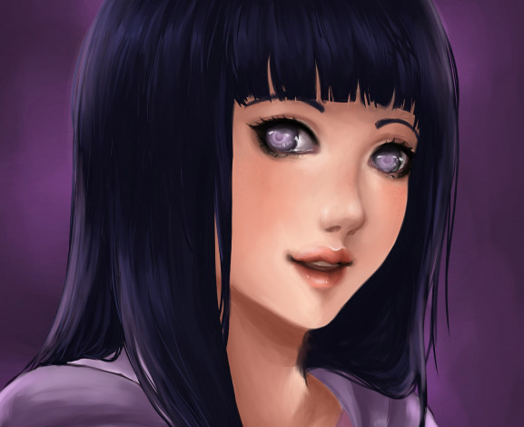 Обои картинки фото разное, арты, арт, девушка, хината