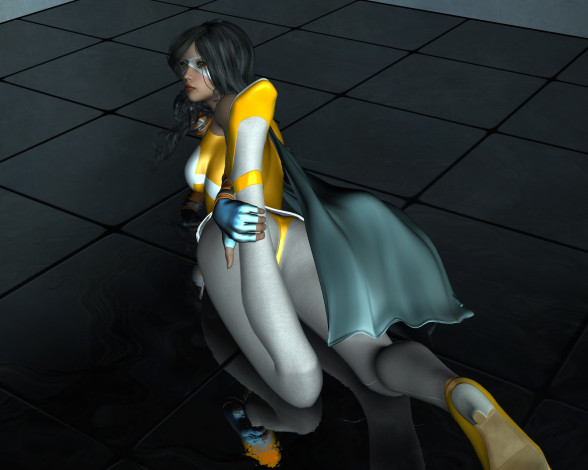 Обои картинки фото 3д графика, фантазия , fantasy, фон, взгляд, девушка