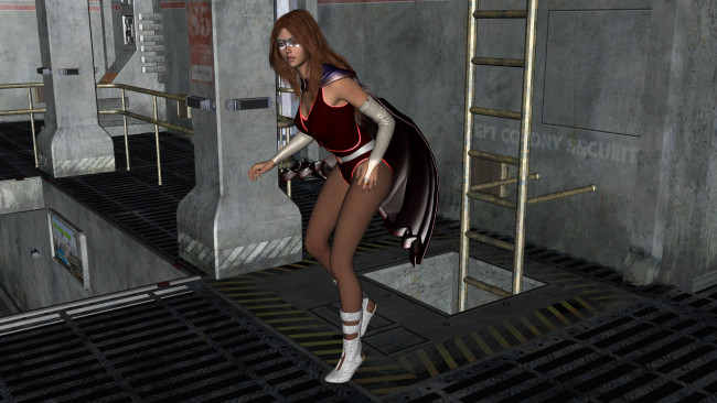 Обои картинки фото 3д графика, фантазия , fantasy, фон, взгляд, девушка