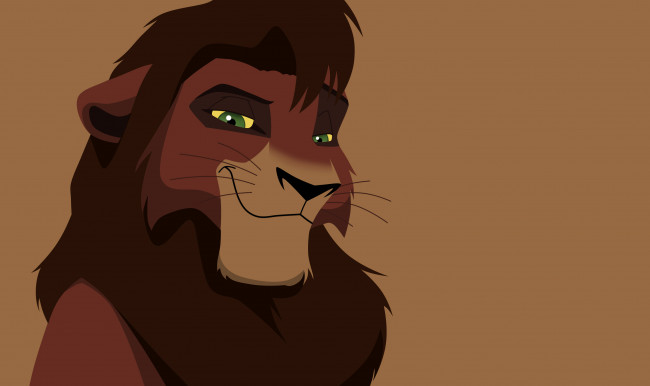 Обои картинки фото векторная графика, мультфильмы , cartoons, лев, фон, кову