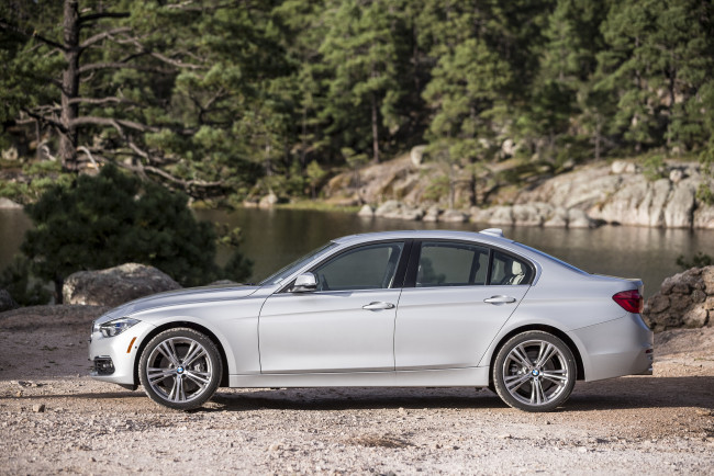 Обои картинки фото автомобили, bmw, f30, us-spec, line, luxury, 340i, xdrive, 2016