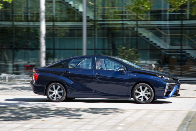 Обои картинки фото автомобили, toyota, 2015г, uk-spec, mirai