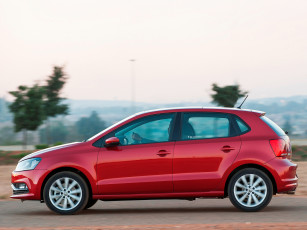 Картинка автомобили volkswagen typ 6r 2014г za-spec красный polo