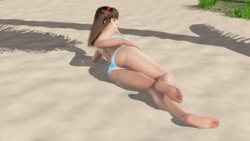 Картинка 3д+графика люди+ people взгляд фон девушка