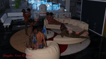 Картинка planet+x 3д+графика фантазия+ fantasy взгляд девушка фон