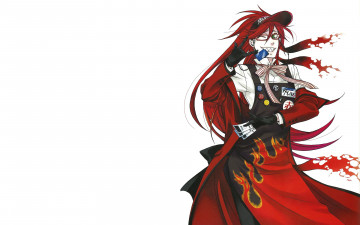 Картинка аниме kuroshitsuji grell sutcliff