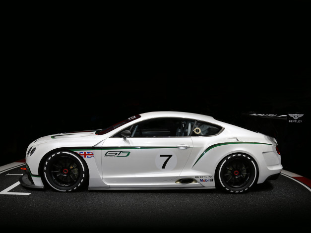 Обои картинки фото bentley continental gt3 concept 2012, автомобили, bentley, continental, 2012, concept, gt3