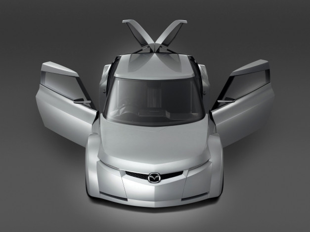 Обои картинки фото mazda kusabi concept 2003, автомобили, mazda, concept, kusabi, 2003