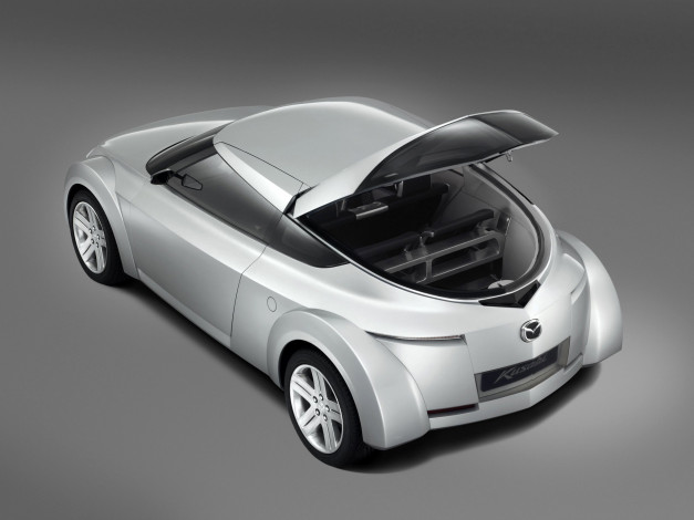 Обои картинки фото mazda kusabi concept 2003, автомобили, mazda, 2003, concept, kusabi