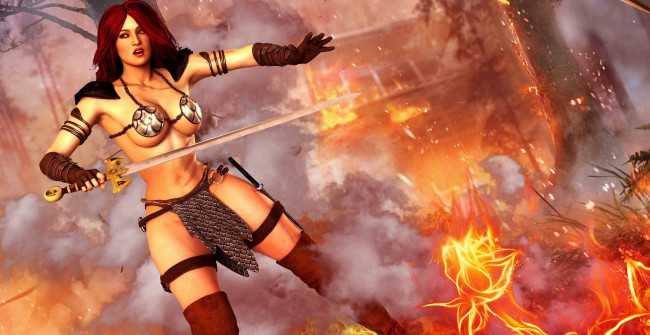 Обои картинки фото 3д графика, фантазия , fantasy, девушка, взгляд, фон