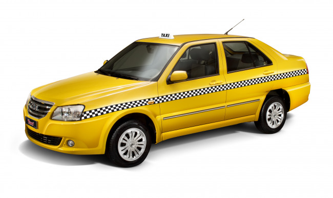 Обои картинки фото автомобили, chery, taxi