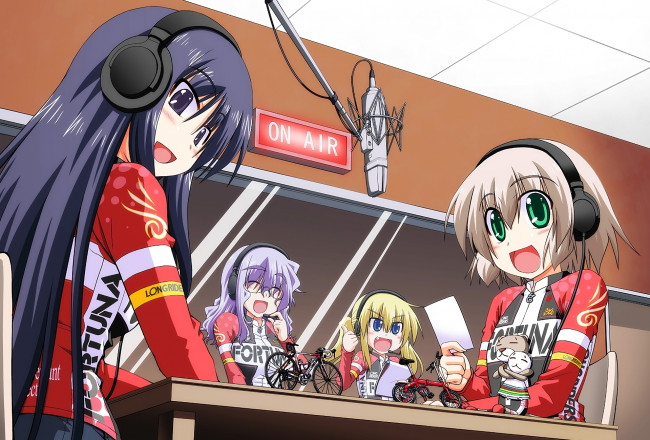 Обои картинки фото аниме, unknown,  другое, фон, взгляд, девушки