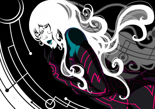 Обои картинки фото аниме, tengen toppa gurren-lagann, antispiral, nia